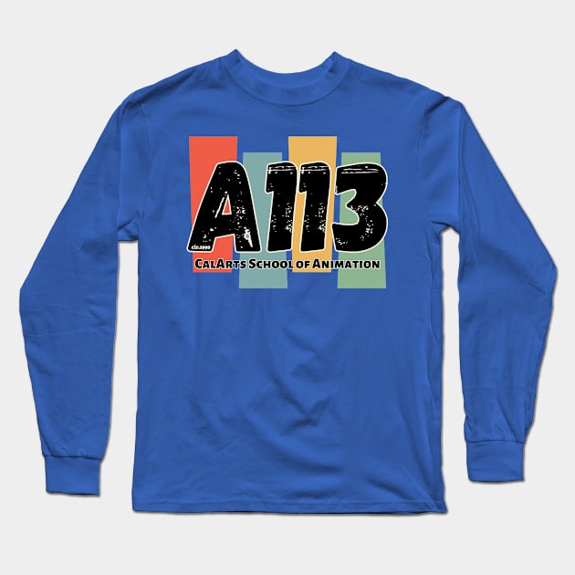 A113: CalArts School of Animation Long Sleeve T-Shirt by KramerArt